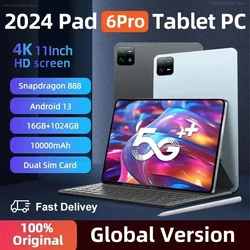 Orijinal Mi ped 6 Pro Tablet 11 inç Android13 Tablet PC mi ped 6 max küresel 5G/Wifi tabletler çift SIM kart tablet unlocked Tab