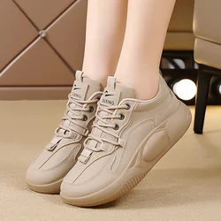 2023 New WomenShoes Flats PU Leather Sneakers Comfortable Female Casual Walking Footwear Fashion Loafers Shoes