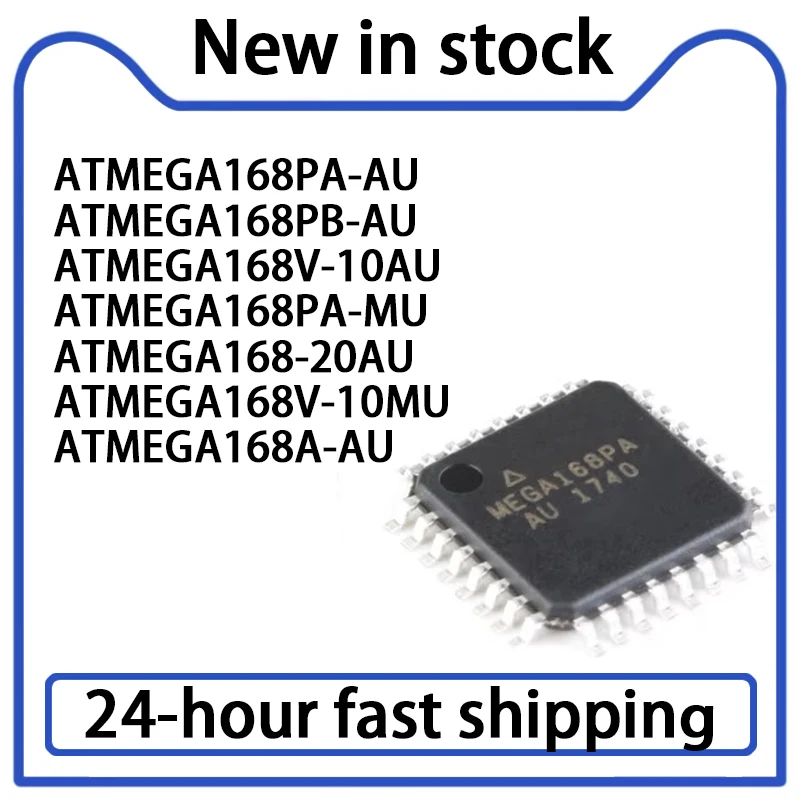 1PCS ATMEGA168PA-AU MEGA168 168V-10AU -10MU 168PB-AU 168-20AU 168PA-MU A- in Stock