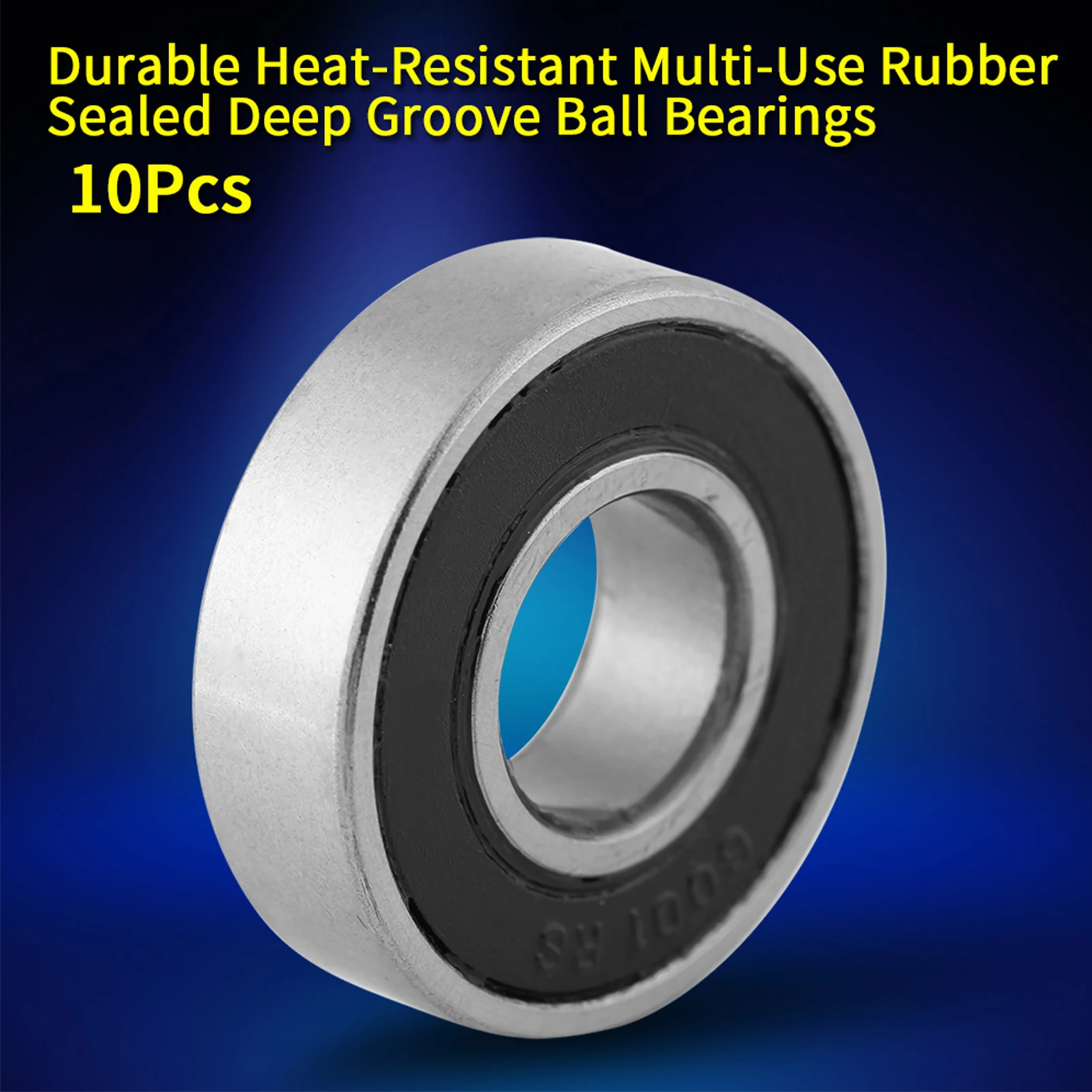 MultiUse Rubber Sealed   60012RS Ball Bearings(12x28x8mm) Bearing Ball Bearings Lot Steel Ball Bearings