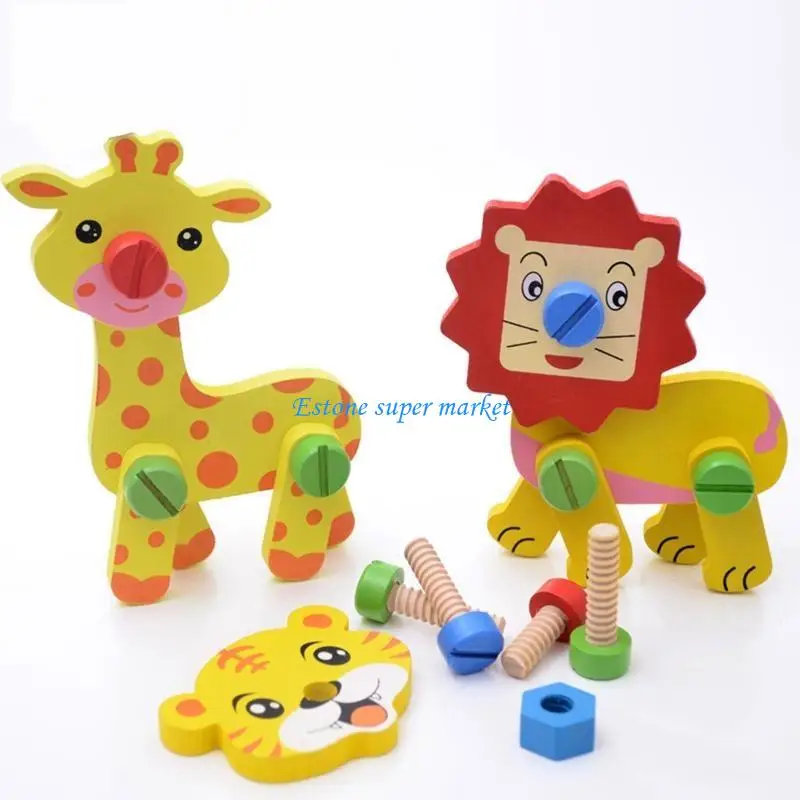 090B Zerlegbares Tier-Montagespielzeug für kreatives Bauspielzeug für Kinder zum frühen Lernen