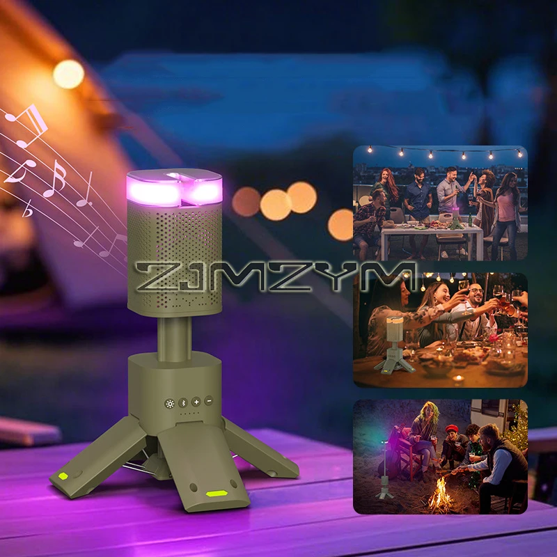 Telescopic LED RV Camping Lantern Super Bright 14000mAh Magnetic Rotatable Rechargeable Outdoor Hiking Fishing Tent Lamp
