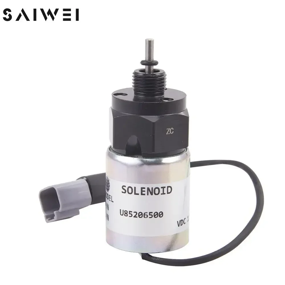 U85206500 12V Diesel Generator Engine Throttle solenoid Valve Flameout Switch For Perkins 400 Series 403D-15 404D-22 404D-22T