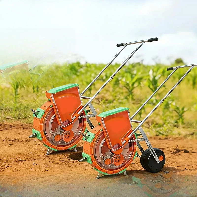 Hand push multi-function seeder agricultural
