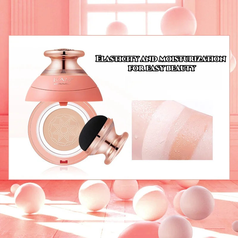 KAN Mushroom Head Air Cushion CC Cream, conceal and brighten, long-lasting beauty, hide pores and imperfections