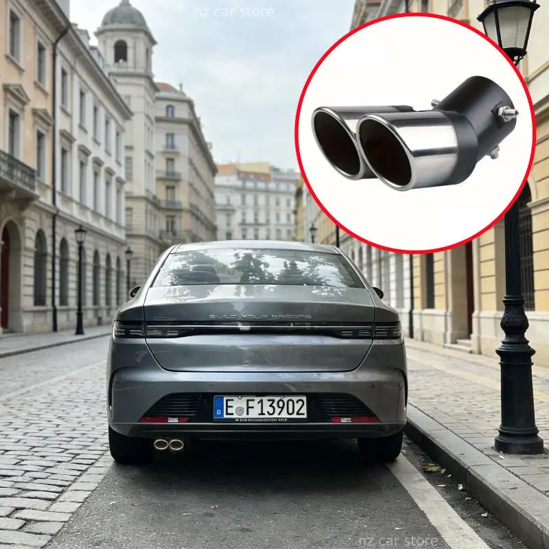 For BYD KING SEAL 5 CHAZOR DMi 2026 2025 2024 Exhaust Pipe Sleeve Tail Throat Muffler Tip Modification Accessories - view 2