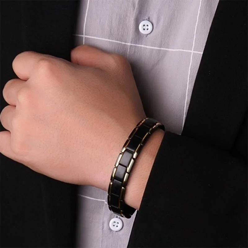 New Men's Health Energy 3 in 1 Bracelet Bracelet for Arthritis Twisted Health Magnetic Women Energy Healing Magnet Gifts for Men