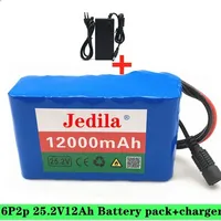 6s2p 24V 12000mAh 18650 lithium-ion battery pack 25.2V 12000mAh  lithium-ion battery pack with BMS + charger
