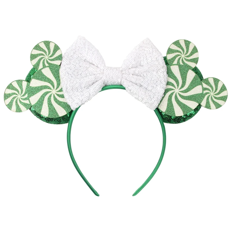 ديزني ميكي ميني ماوس الأذن الشعر الأطواق الكرتون حفلة عيد الميلاد الديكور عطلة موضوع الحدائق ارتداء إكسسوارات الشعر النسائية #2