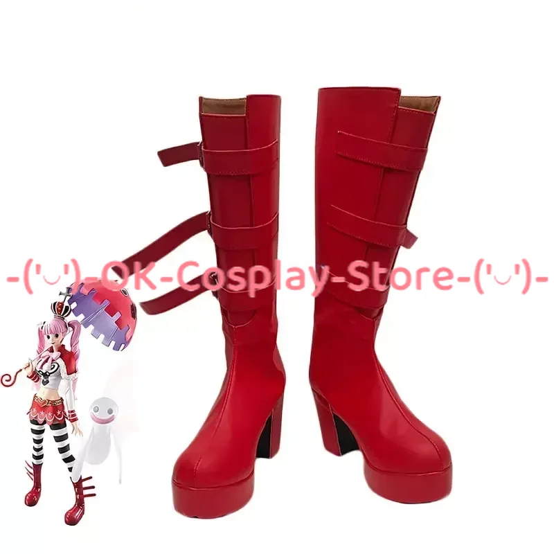 

Perona Cosplay Shoes Game PU Leather Shoes Halloween Carnival Boots Cosplay Prop Custom Made