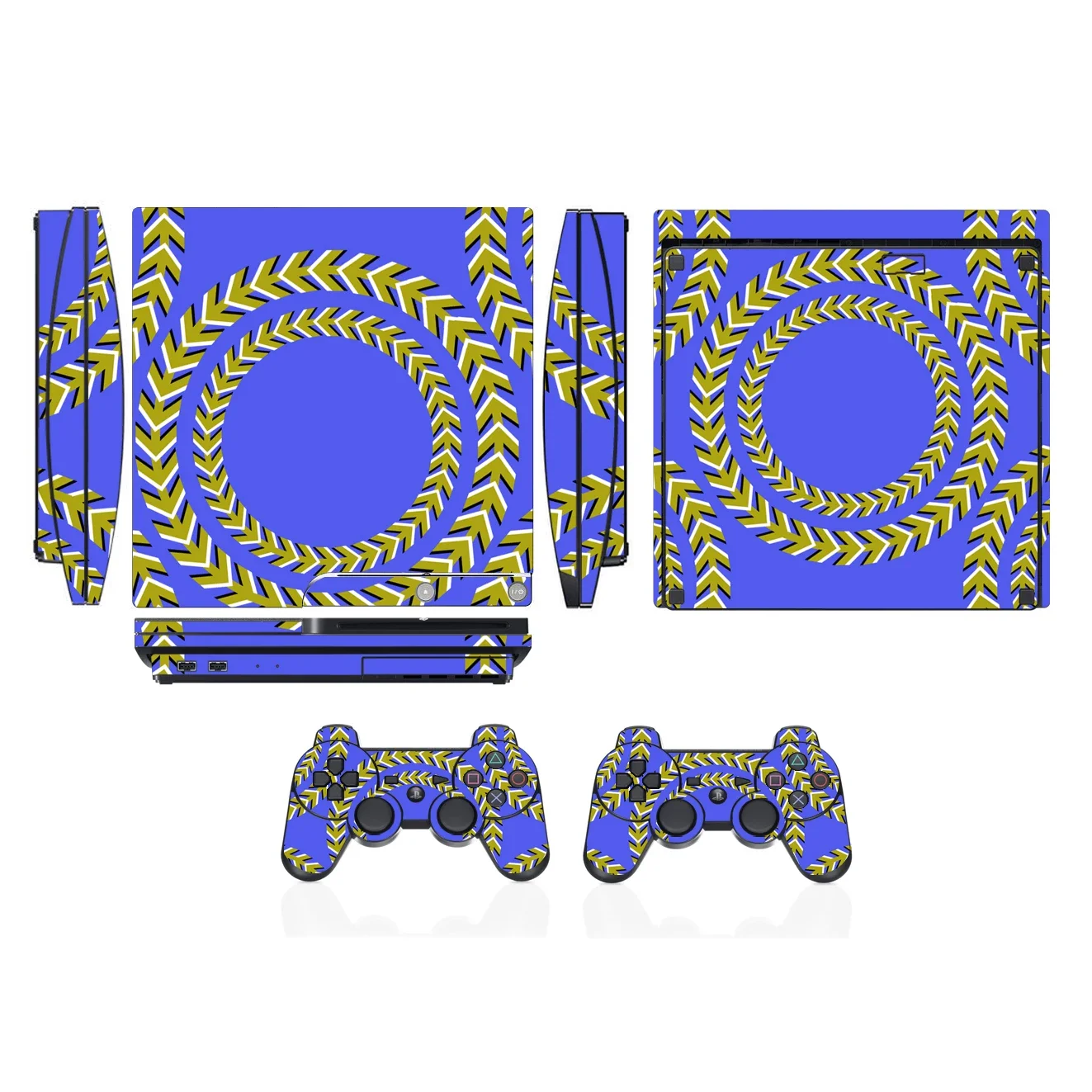 3005 Vinyl Skin Sticker Protector for Sony PS3 Slim PlayStation 3 Slim and 2 controller skins Stickers