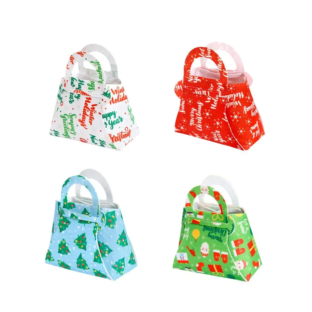 Cajas de regalo de Navidad, cajas de recuerdo de fiesta navideña para dulces, galletas de Chocolate, 10 Uds.