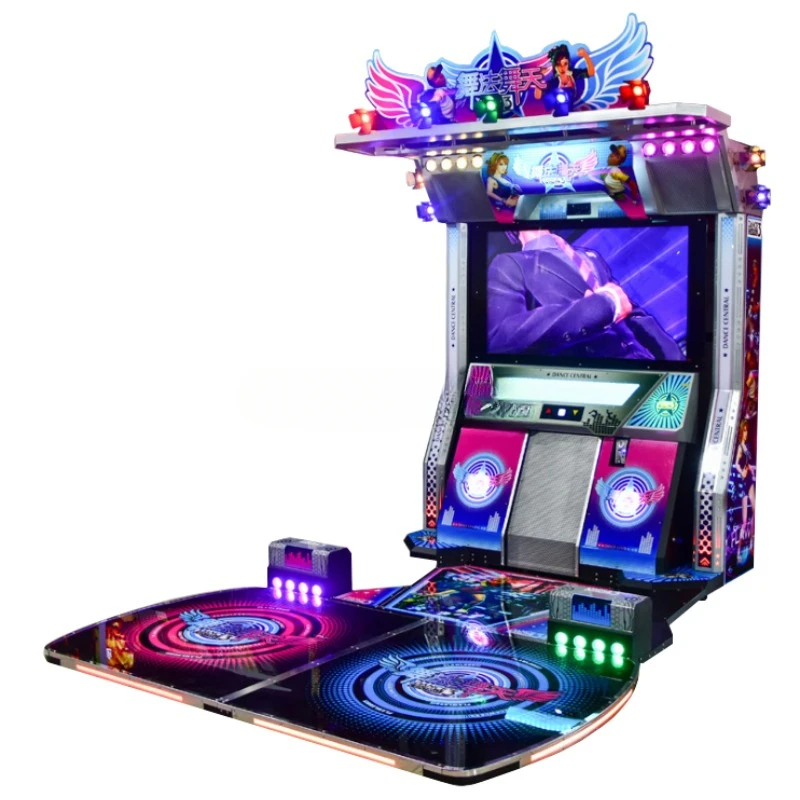 Crazy dance coin operated games  dance revolution arcade machine arcade game machine dance machines for sale