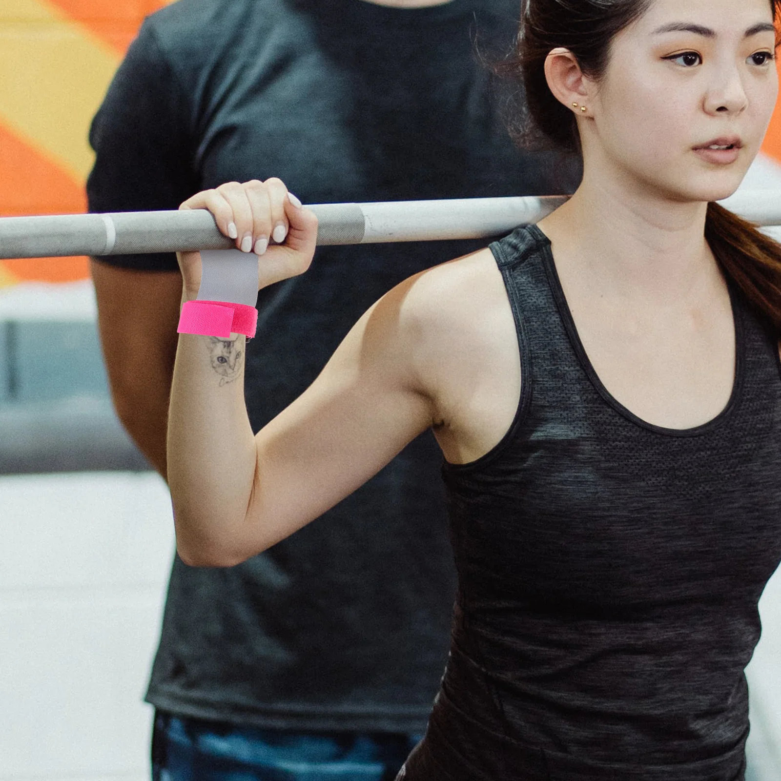 

1 Pair Anti Slip Palm Protector Weight Lifting Gloves High Elasticity Fitness Gloves for Gym Cycling Mountaineering Sports