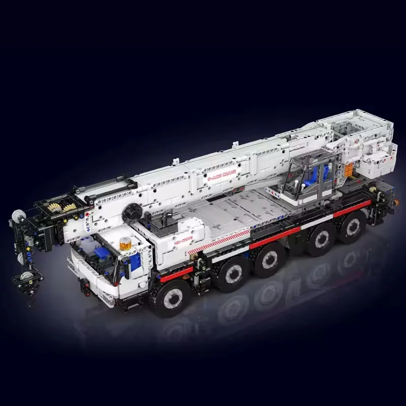 Mold King 18037 Technische vrachtwagen bouwsteen De gemotoriseerde tractor op wielen Set Assemblage baksteen speelgoed Kerstcadeau voor kinderen