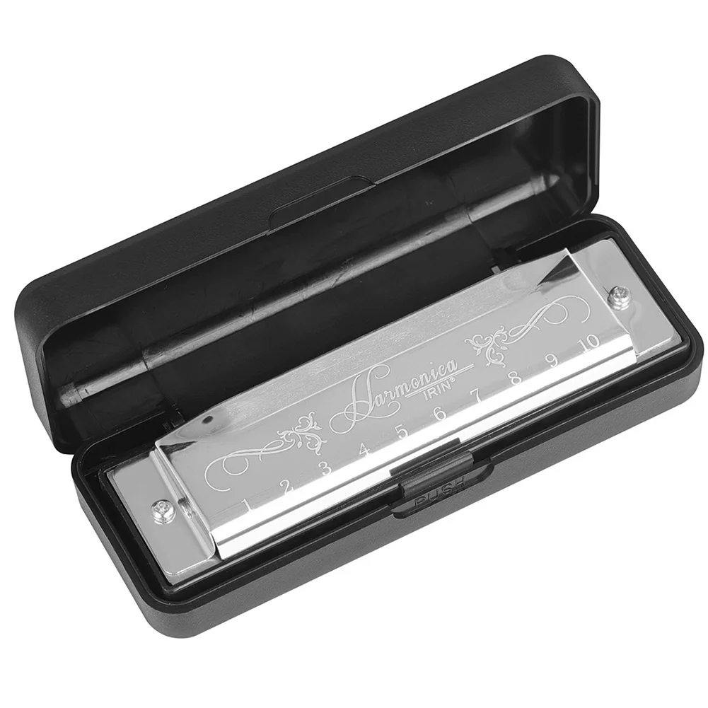 10-Loch-20-Ton-Mundharmonika für pädagogische Musik, Holzblasinstrument, C-Tasten-Mundharmonika für Anfänger/Studenten/Unterricht/Freunde, Geschenk