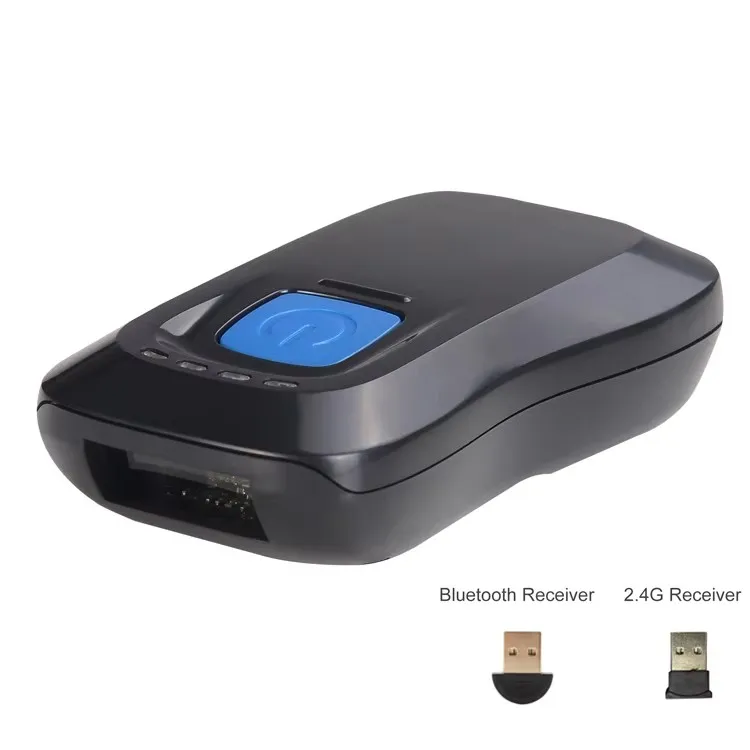 Wireless 2D 3-in-1 Mobile Smallest Minibluetooth Portable- Finger Barcode Scanner