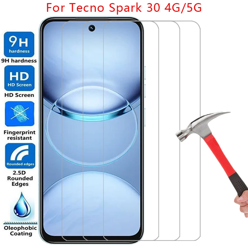 screen protector for tecno spark 30 protective tempered glass on techno spark30 4g 5g phone film glas tehno texno tno spar