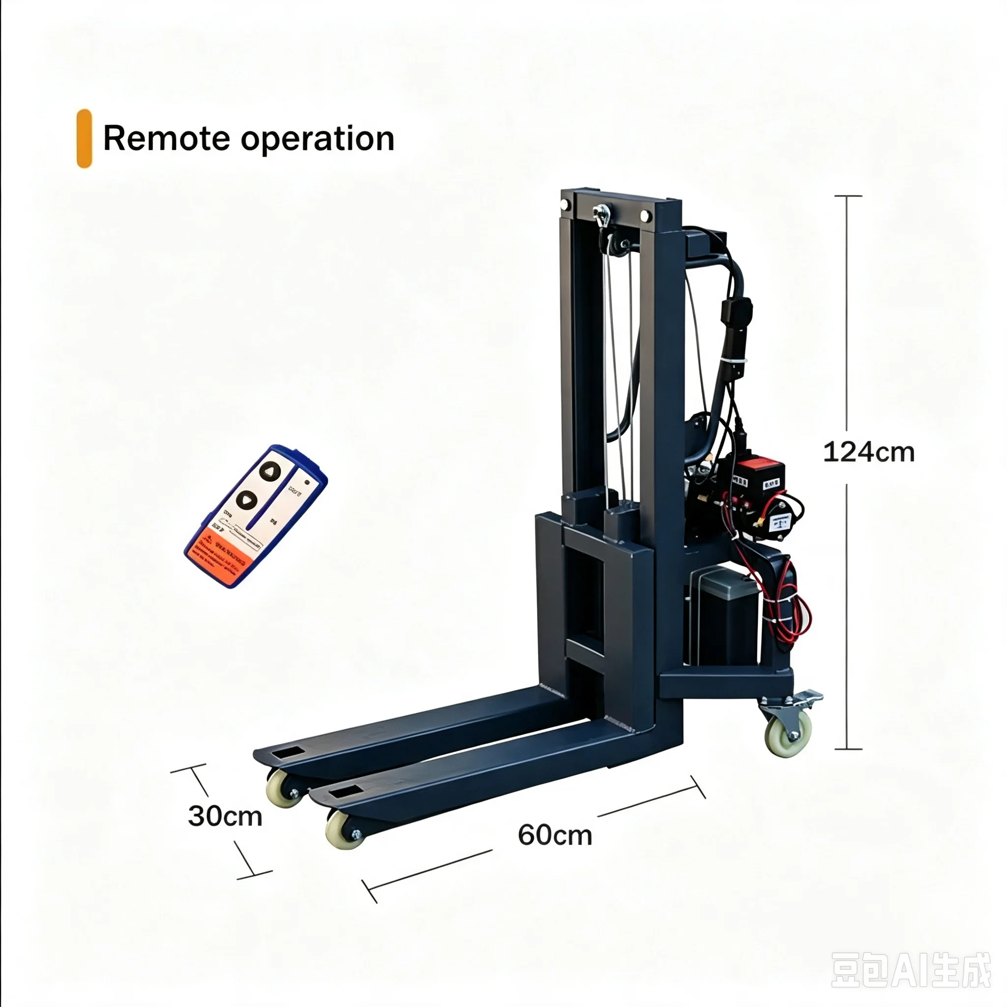 Mały przenośny podnośnik elekt – Hand Pallet Truck recenzja i cena