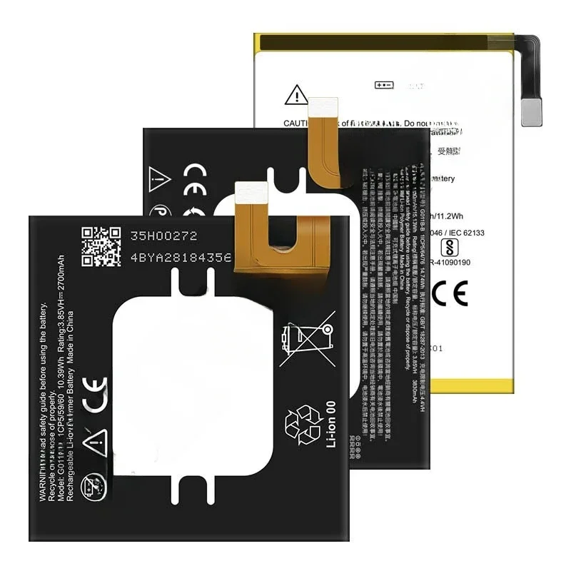 For Google Google Pixel Series 1/2/3/4/5/6/7/8/9/5G/XL/Nexus/A/Pro/Fold Mobile Phone Battery Replacement Bateria Grade A Cell