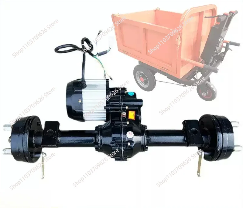 chassis accessories Electric trolley rear axle motor construction site trolley flatbed car  assembly low speed rear axle motor