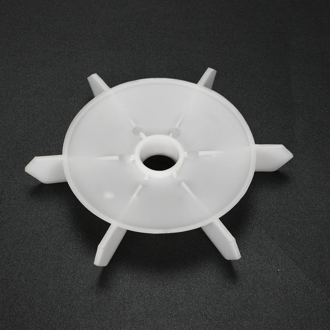 Motor Fan Blade 103x14/120x15/140x16/140x18/148x20mm D Shaft Replacement White Plastic 6/12 Impeller Motor Fan Vane for Home DIY