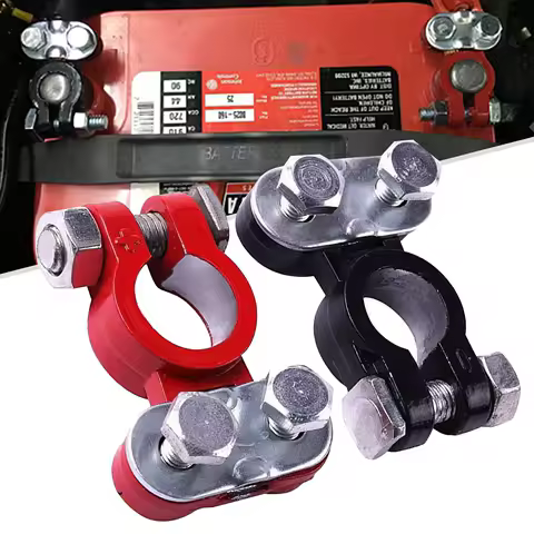 Car Battery Terminals 12V Auto Battery Terminal Connector Battery Cable Terminal Adapter Clamps Clip Screw