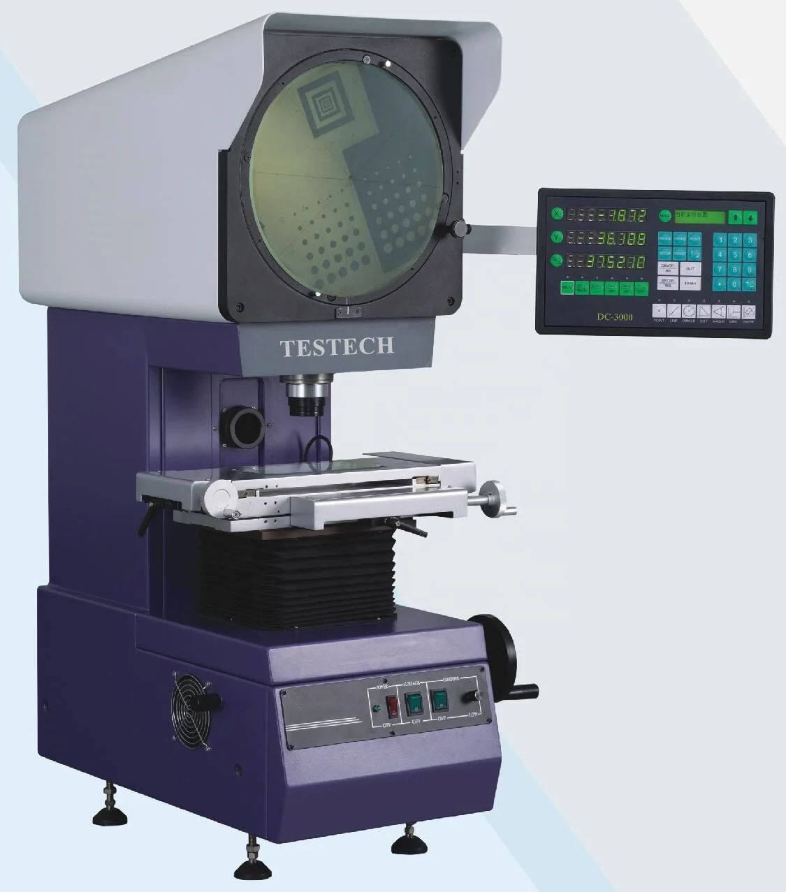 TESTECH Digital Profile Projector Optical Measure Machine