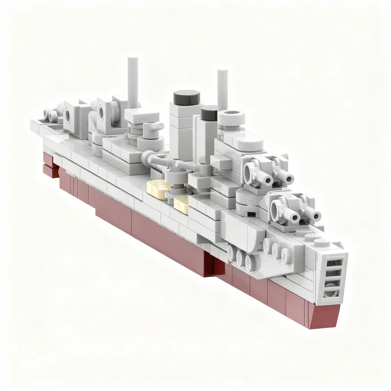 

242pcs MOC 1 464 Tribal Class Destroyer Boat Model Building Blocks Construction Toy Christmas Gifts DIY Creative Idea Education