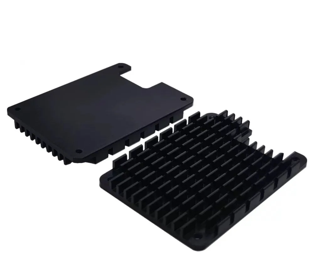 

5 шт. алюминиевый радиатор 55*40*5 мм для вычислительного модуля Raspberry Pi 4 CM4, соответствующий размером CM4 и монтажными отверстиями