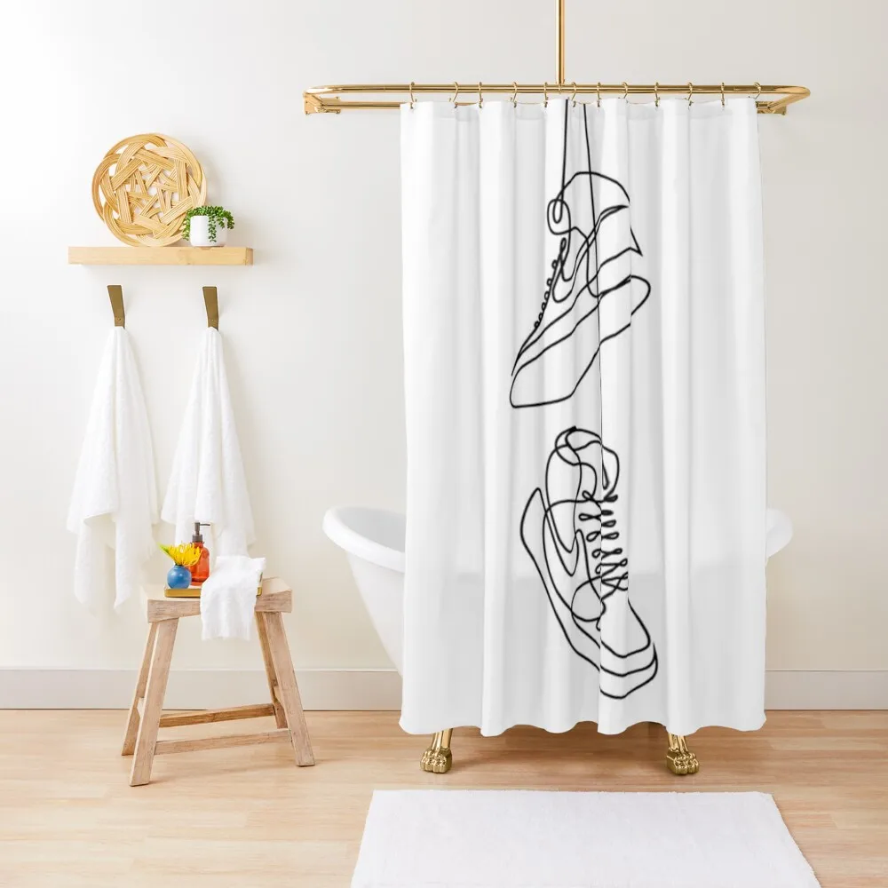 

Sneakers Shower Curtain Luxury Bathroom Shower Transparent Bathroom Shower Curtain