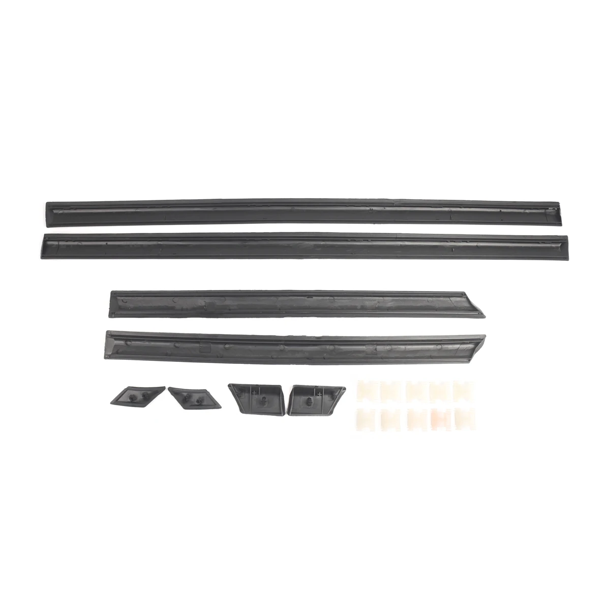 4PCS Car Door Mouldings Protection Trim Strip For VW Golf Mk3 5 Doors 1993 1994 1995 1996 1997 1998 1H4853535 1H4853536