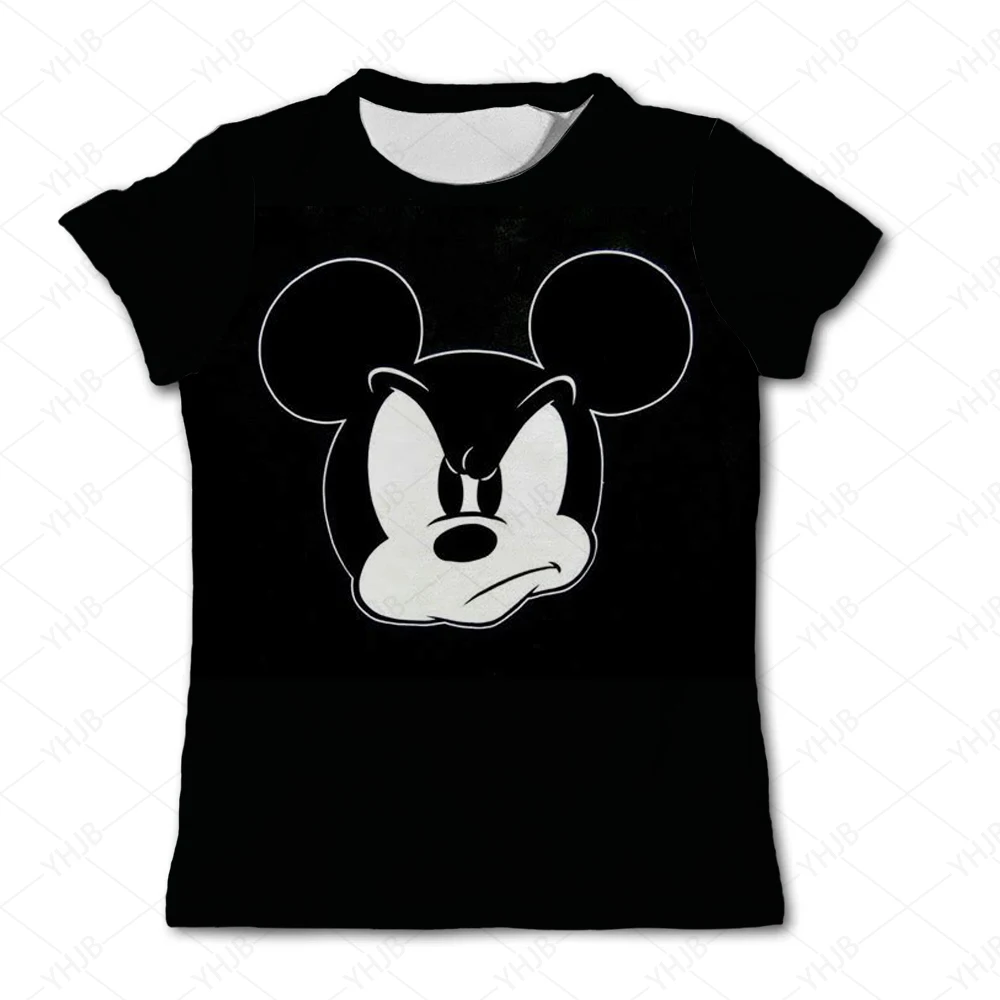 

Anime Cartoon Disney Mickey Mouse Children's T-shirt Cute T-shirt Children's T-shirt Manga Clothing T-shirt Girls' and Boys' Top
