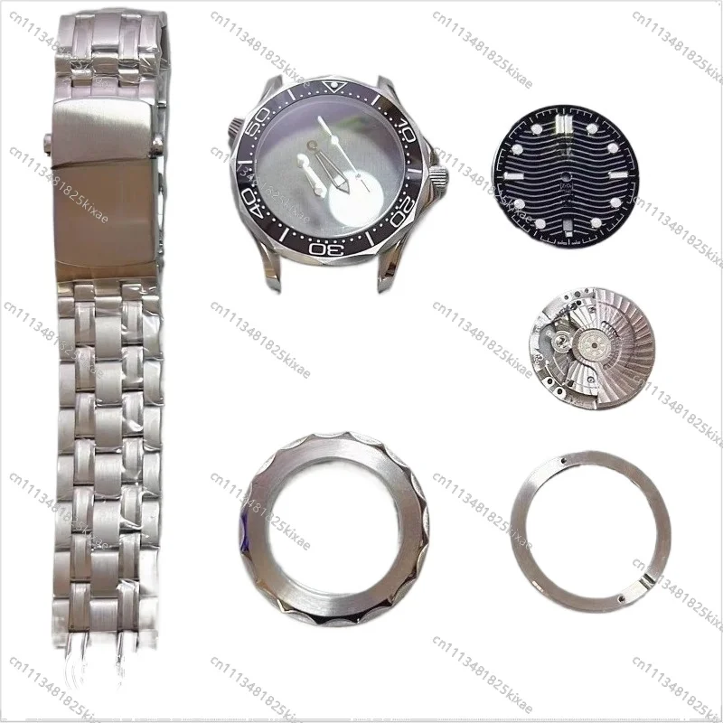 For A Full Set of Cases, Suitable for 9015 Movement Assembly Accessories, Sapphire Glass