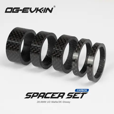 OG-EVKIN CS-001 탄소 자전거 스페이서 세트 1/8 