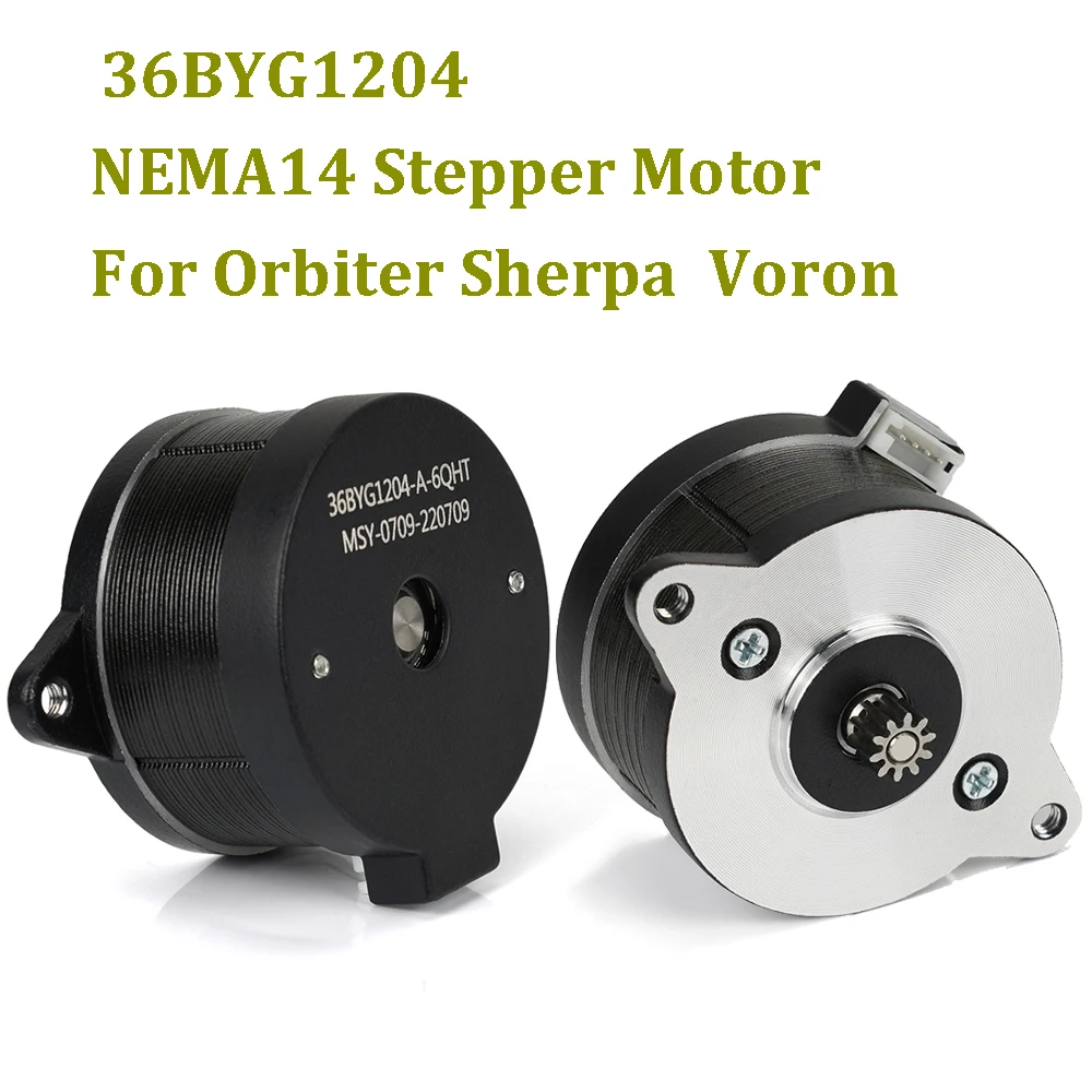 

36BYG1204 Motor Height 36mm 3D Printer Parts Orbiter NEMA14 Stepper Motor With Gear For Orbiter Sherpa Mini Extruder For Voron