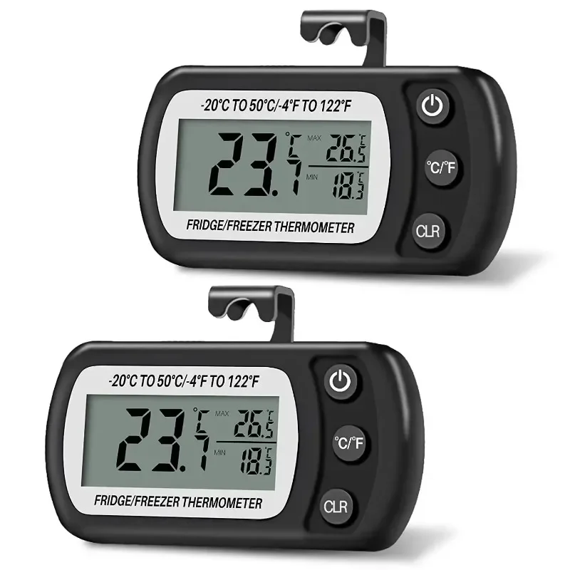 Digital Thermometer, Freezer, Cold Storage, Moisture-Proof, Refrigerator thermometer