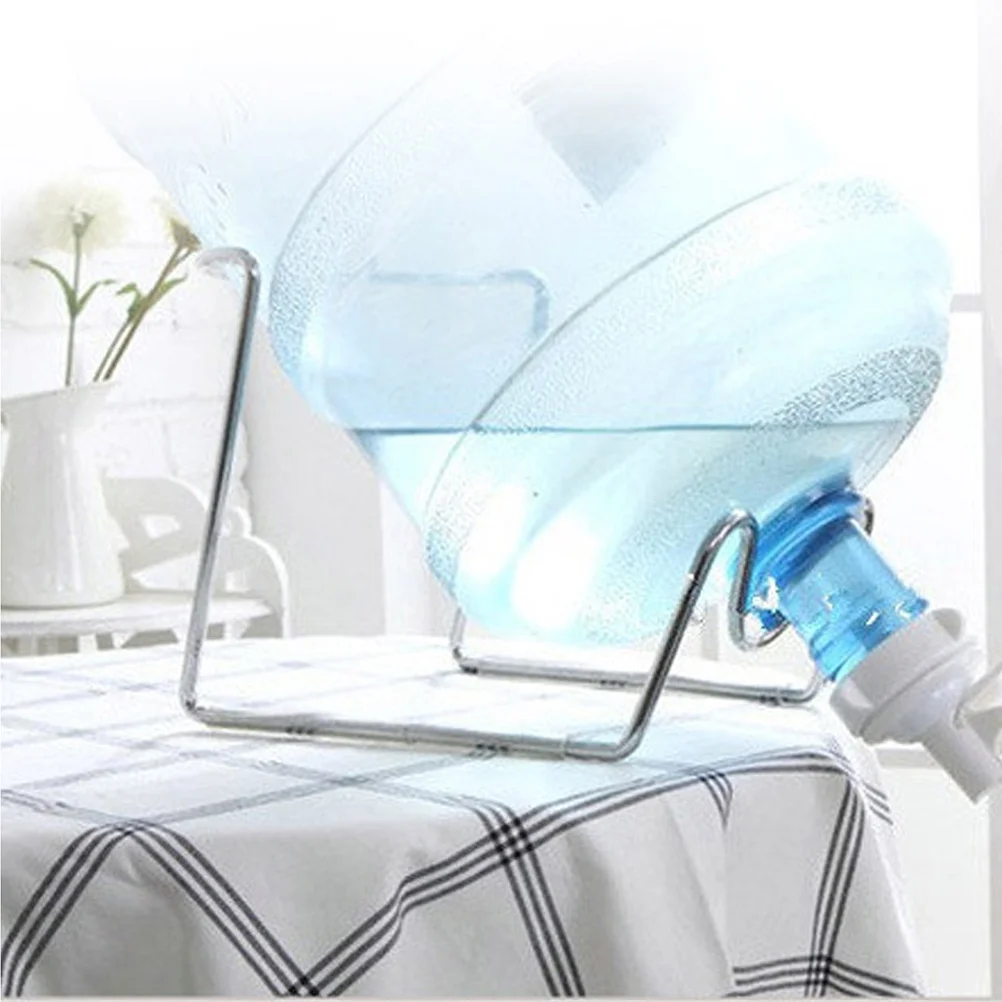 

Portable Water Bottle Rack Organizer Strong Non-Slip Rubber Outdoor Supply for Camping Hotel Office Purified Water Shelf Stand