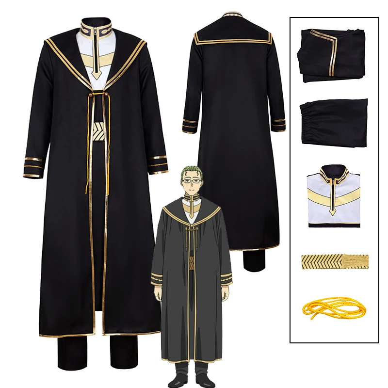 

Anime Frieren at the Funeral Heiter Cosplay Costume Uniform Trench Full Set Fancy Outfit Halloween Carnival Party Outfit For Men
