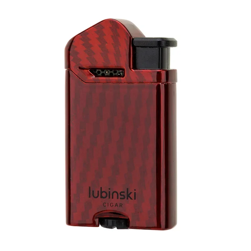 

LUBINSKI Blue Flame Single Direct View Window Portable Lighter Zinc Alloy Material Outdoor Strong Firepower Cigarette Lighter
