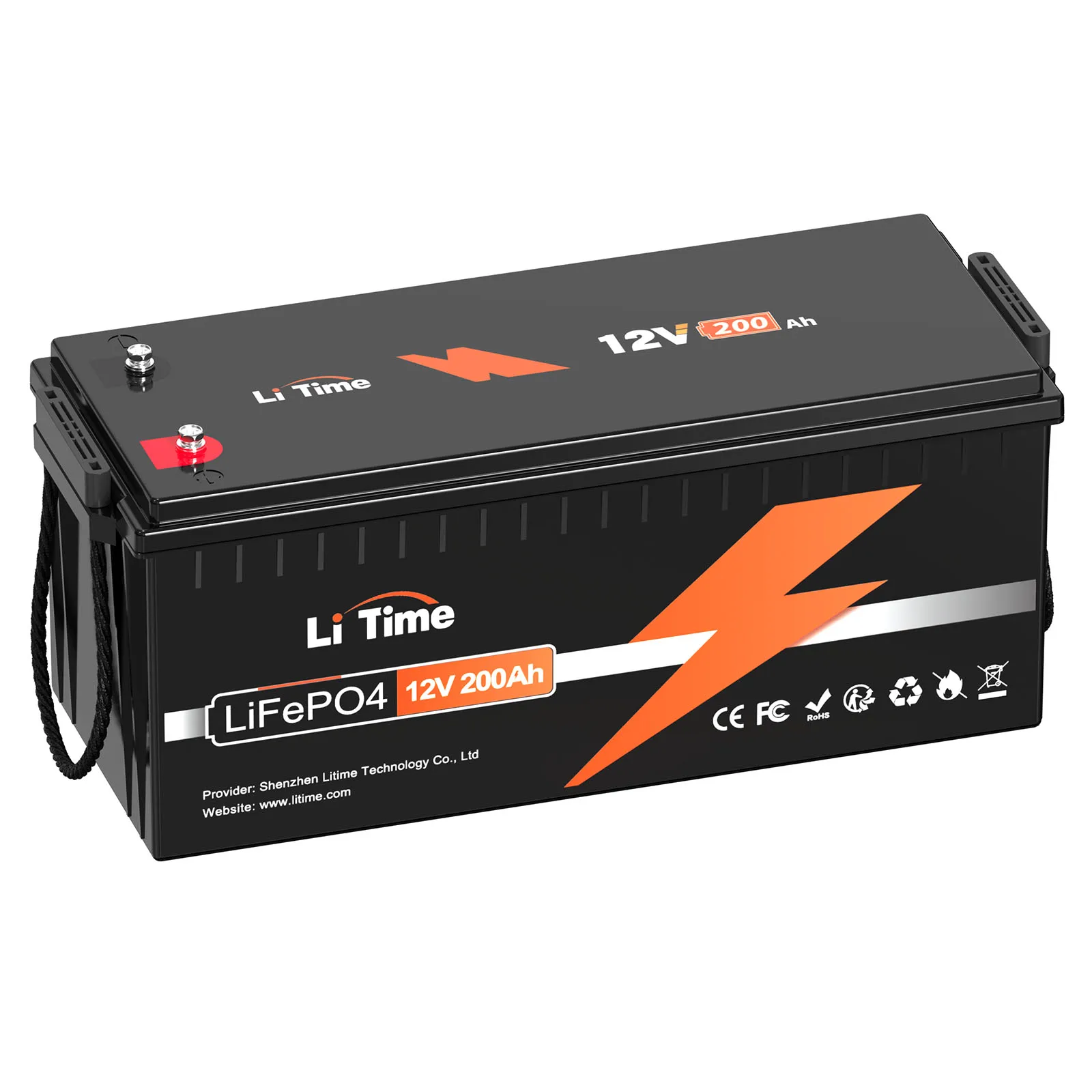 

12V200Ah LiFePO4 Lithium Battery 10 Years Lifetime 6000+ Cycles Perfect for RV Solar Energy Storage Marine Trolling Motor