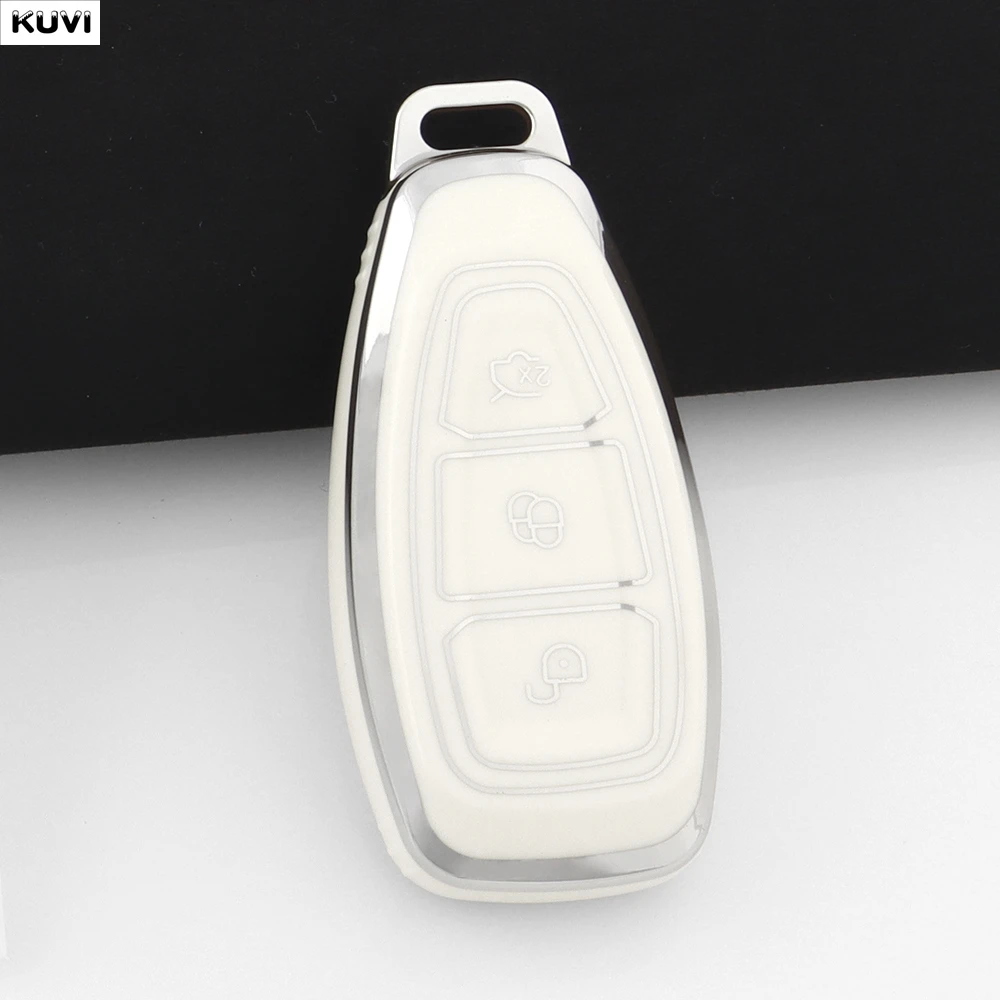 Nueva funda de TPU para llave inteligente de coche, carcasa para Ford Fiesta Focus 3 4 Mondeo Ecosport Kuga Focus ST, accesorios Fob
