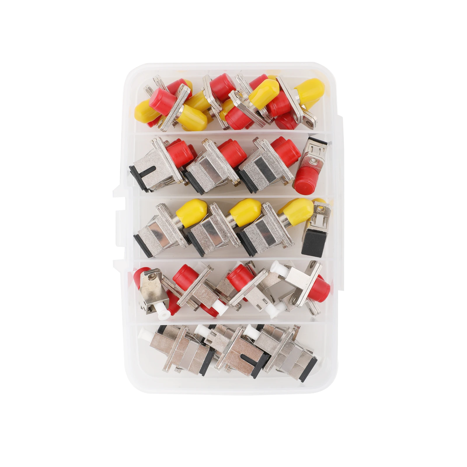 44pcs-fiber-optic-coupler-kit-fiber-adapter-kit-for-fc-sc-to-st-sc-lc-converter-connector-for-ftth-system
