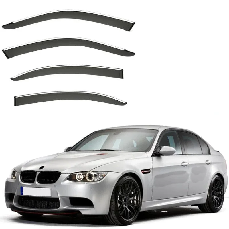 Window Visor Side Window Deflector Weather Shields For BMW M3 2007 2008 2009 2010 2011 2012 2013 2014 2015 2016 2017 2018 -2024