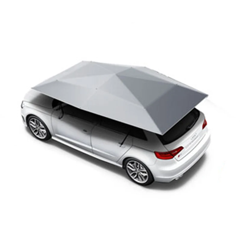 Windproof dustpro of Semi-automatic Car Cover Umbrella Sunshade Car Sunshade Semi-automatic