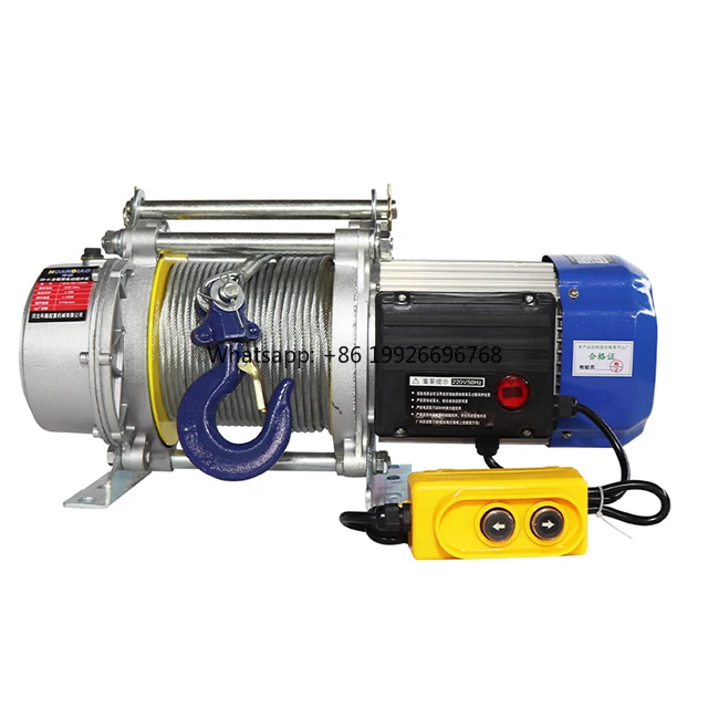 

60HZ Wire Rope 120v Winch with Wireless Remote