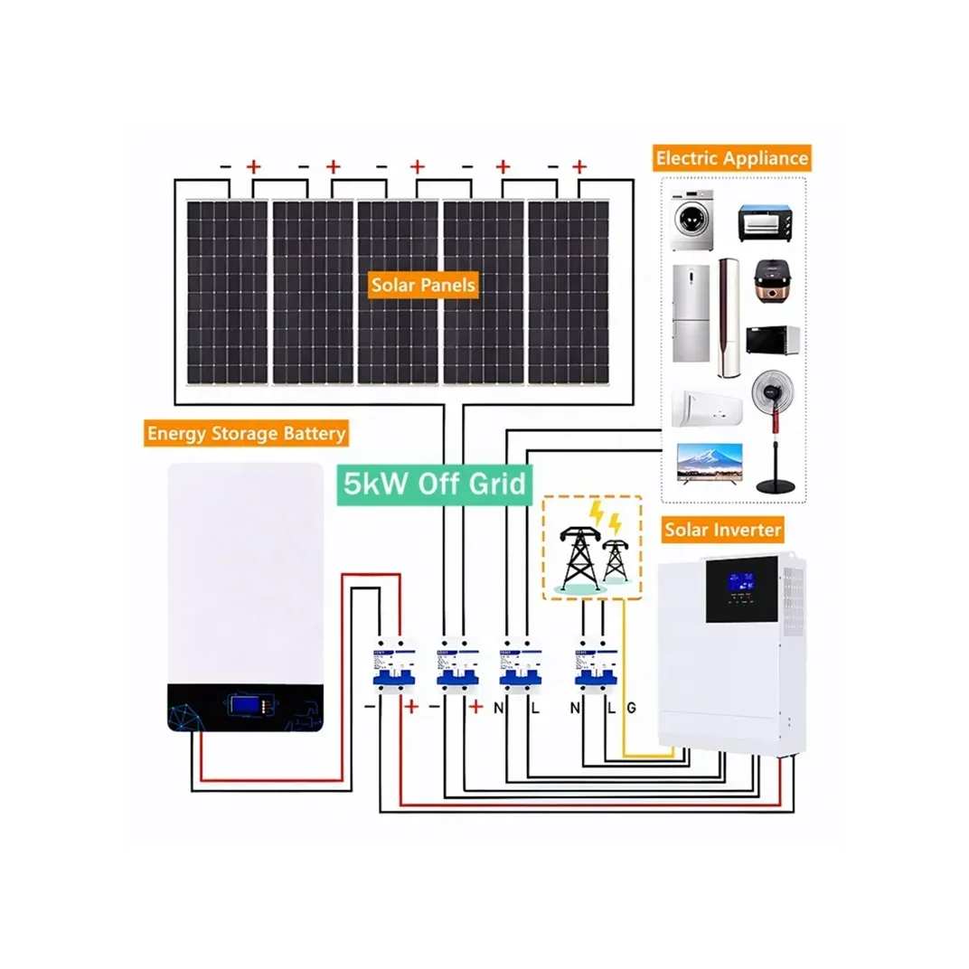 Highfly Solar Panels 5kw Complete Kit Off Grid Solar Energy System For Home