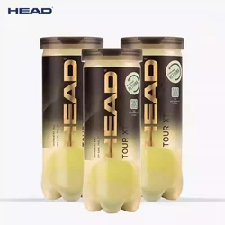 HEAD 3pcs/lot Tennis Training Balls TOUR XT 3B High Elasticity Indoor Sport Competition Resistant Balls Accessories For Beginner