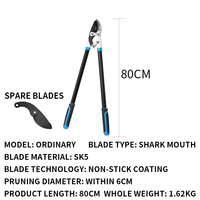 Manual pruning shears Telescopic Pruning Shears High Branch Pruning Tool Long Reach Aluminium Handle Picker Pruner Garden Tools