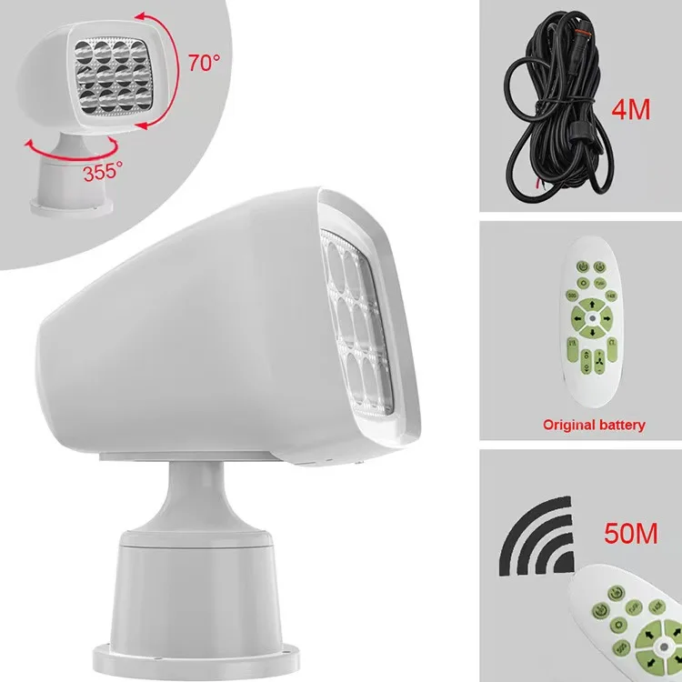 Marine 27w Light Emitting Diode Search Light with Remote Control